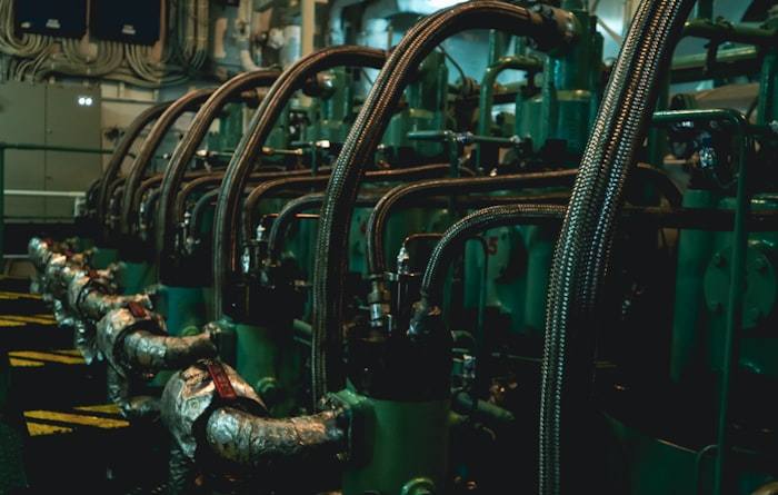 Industrial pipe systems and engine components